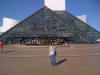 karen at the rock hall of fame