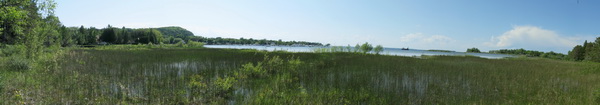 lake michigan from peninsula state park