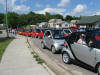 waiting for the ferry across lake wisconsin
