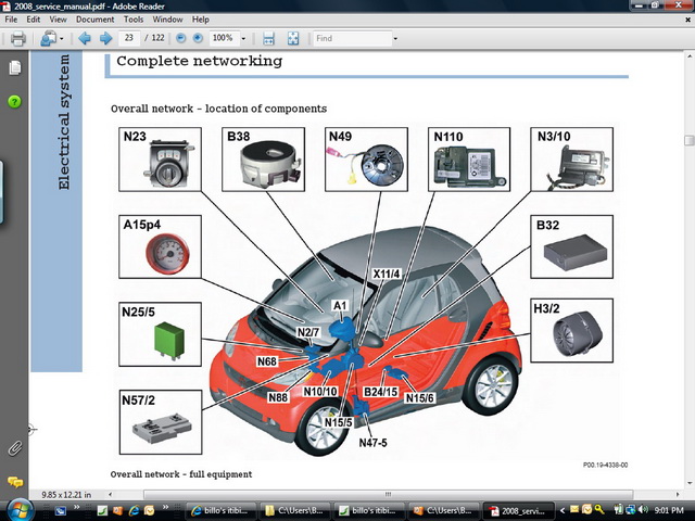 2008 smart fortwo technical service manual